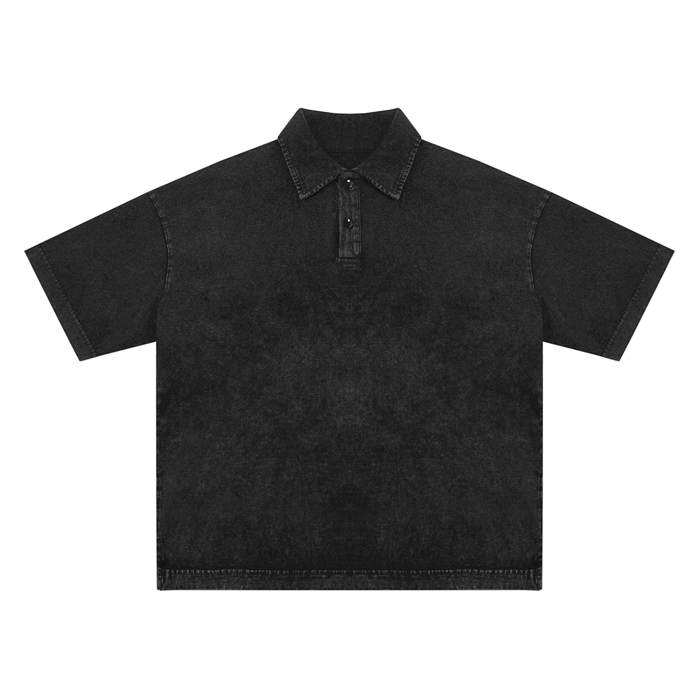 Heavyweight Snow-Washed Polo T-Shirt