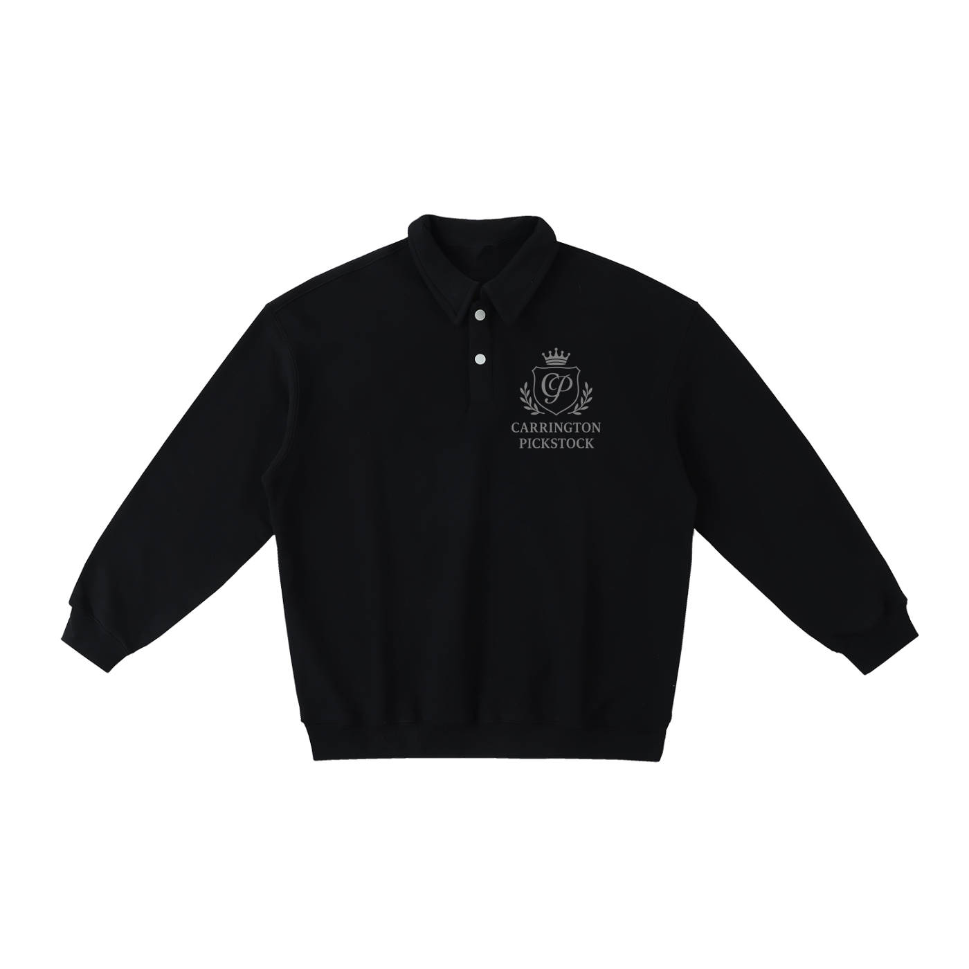 Pickstock Heavyweight  Unisex Polo-Collar Sweatshirt